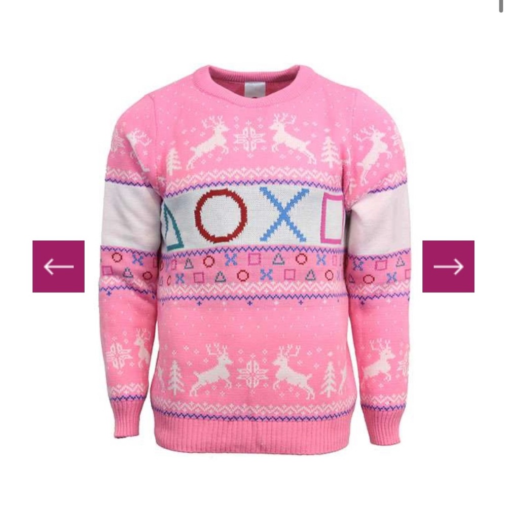 Playstation Symbols Ugly Sweater